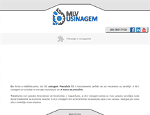 Tablet Screenshot of mlvusinagem.com